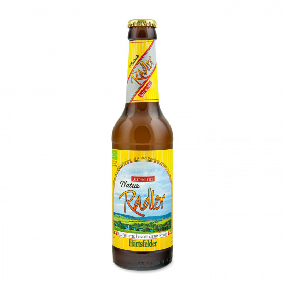 Pivo Radler - nealkoholické BIO 330 ml Härtsfelder
