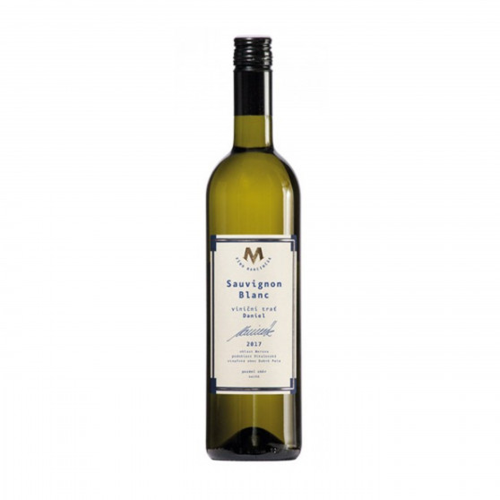 Sauvignon blanc víno pozdní sběr suché 2017 BIO 0,75l vinařství Marcinčák