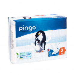 Jednorázové ekologické pleny pro děti 4-9 kg Pingo