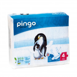 Jednorázové ekologické pleny pro děti 7-18 kg Pingo