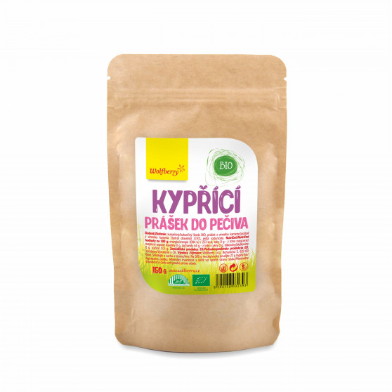 Kypřící prášek do pečiva BIO 150 g Wolfberry