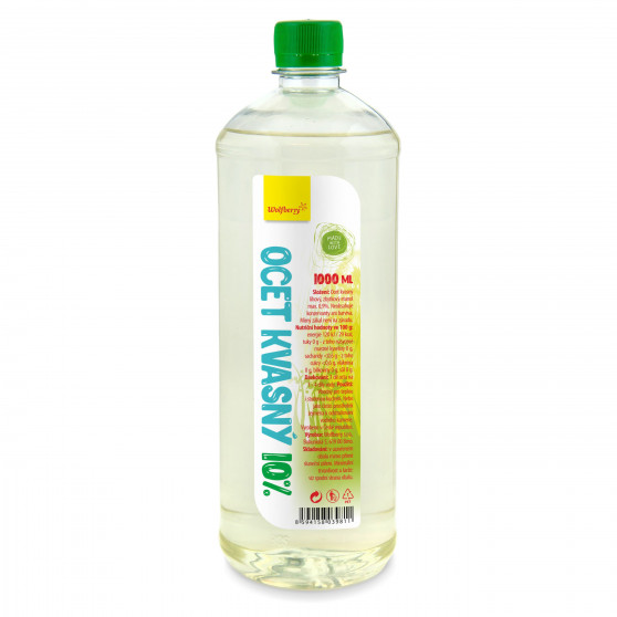 Ocet kvasný lihový 10% 1000 ml Wolfberry