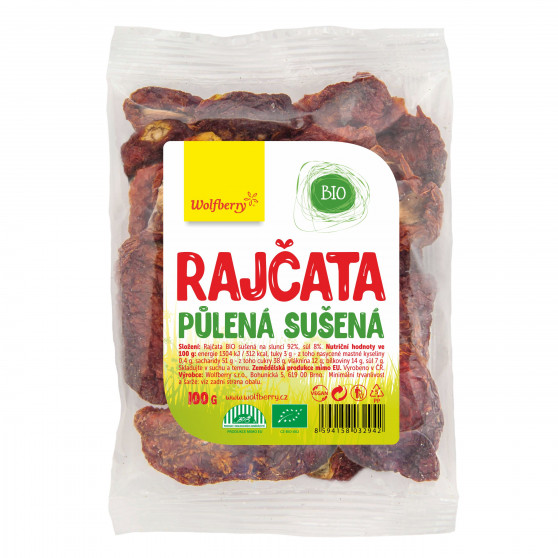 Rajčata sušená BIO 100g Wolfberry