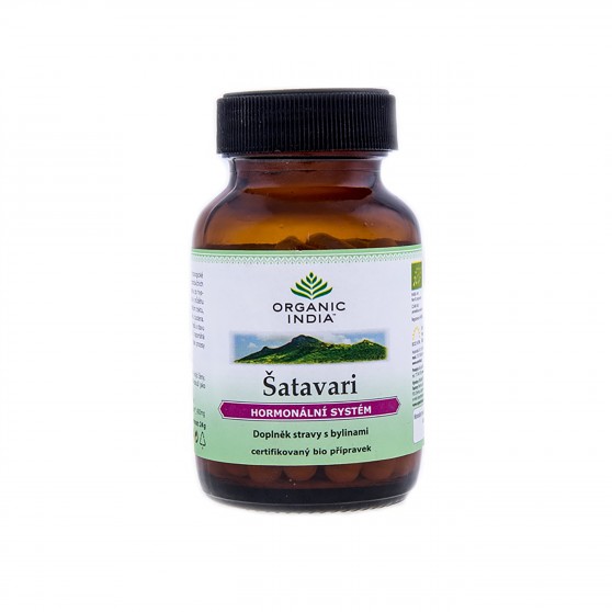 Šatavari BIO 60kapslí Organic India