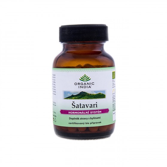 Šatavari BIO 60kapslí Organic India