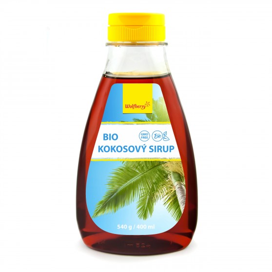 Kokosový sirup BIO 400ml Wolfberry