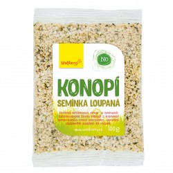 Konopné semínko loupané BIO 100g Wolfberry