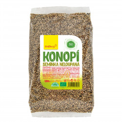 Konopné semínko neloupané BIO 500g Wolfberry